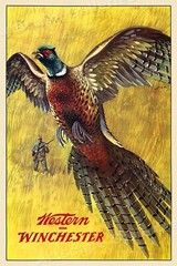 1950s Western Winchester Pheasant Hunting Vintage Style Poster – 16×24