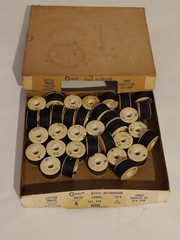Conso 1/2 Gross 35 Disc Bobbins – 89110 Style – Col. 270 Black – 25 YD Cotton