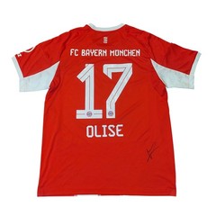 MICHAEL OLISE SIGNED B-MUNICH FOOTBALL SHIRT