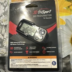 NEW 3D TriSport Walking 3D Pedometer By Realalt with Clip and Strap RTS01