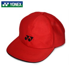 *NWT* UNISEX YONEX ADJUSTABLE «SPORTS» CAP TENNIS. 100% POLYESTER (RED) #W-341