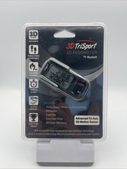 3D Trisport Walking 3D Pedometer – By Realalt – W/ Clip & Strap