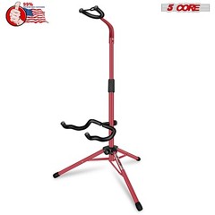 5Core Guitar Stand Floor Heavy Duty Adjustable Acoustic Electric Guitars Holder