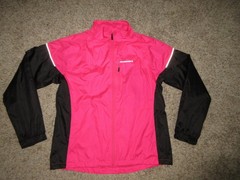 MUDDY FOX CYCLING JACKET WINDBREAKER WOMEN SZ UK 18 US 14 XL PINK FULL ZIP RAIN