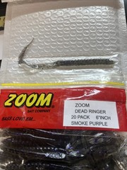ZOOM DEAD RINGER- 6″inch- 20 PACK- SMOKE PURPLE COLOR -FAST SHIPPING