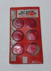 Royal Autoline Self Sticking Safety Reflectors Vintage New Old Stock Unopened