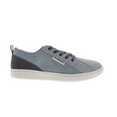 Airwalk The OG CW06506M Mens Gray Suede Skate Inspired Sneakers Shoes