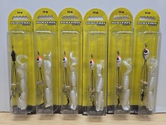 6 Booyah Bait Boo Teaser Rig Striper Bass 1/4 1/4oz Umbrella Twister Pike H