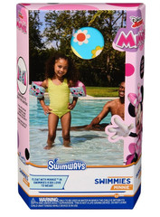 Disney Junior MINNIE SwimWays Swimmies Floaties, 3-5 Years, Pool Swim Help, NEW