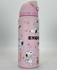 Owala Snoopy stainless steel insulated water bottle flip lock 32OZ PINK