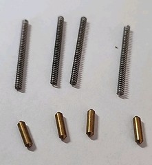 Detent Pin And Spring 8pc. Set (4 of each)