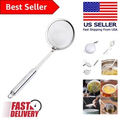 Dishwasher Safe Fine Mesh Skimmer Spoon – Remove Grease and Enjoy Clearer Soups