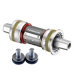 TOKEN ISO Square Taper Bottom Bracket,Italian Thread,102mm Length,Steel Bearings