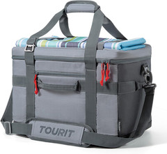 TOURIT Soft Sided Cooler Bag Insulated 30/48/60 Cans, Large Collapsible & Leakpr