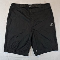 Fox Ranger Cycling Shorts Black Size 36 Athletic Fit Stretch 10 in inseam