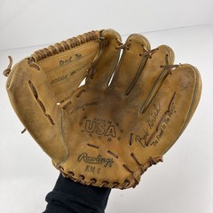 Rawlings Signature KM6 Baseball Glove Bold USA Stamping Spiral Top Deep Pocket