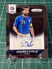 2016 Panini Prizm Euro Soccer Andrea Pirlo Italy AC Milan Juventus Auto