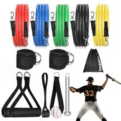 Baseball Resistance Bands – Baseball Pitching Trainer with Interchangeable Gr…