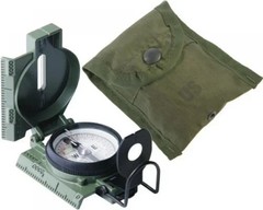 Cammenga Model 3h Tritium Lensatic Compass Olive Drab US MilitaryPouch