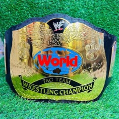 WWF TAG TEAM 2MM WRESTLING CHAMPION REPLICA BELT FOR SALE