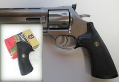 DW-44L PACHMAYR Rubber Gun Grip for DAN WESSON 41 44 357 Supermag w/ Round Tang