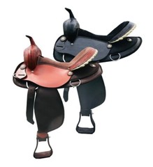 Comfortable Hybrid Western Trail Saddle 14″ to 18″ Leather Horse Pleasure Saddle