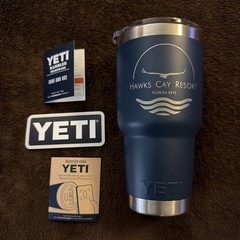 YETI Rambler 30 oz Insulated Tumbler Navy w/ Magslider – Hawk’s Cay FL Keys NEW
