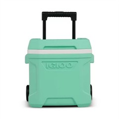 Igloo Profile 16 Roller Hard-Sided Cooler Outdoor Coolbox for Camping – Mint