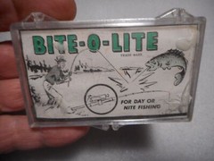 Vintage Bite O Lite Fishing Rod Alarm Light New in Box