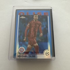 2024-25 Topps chrome Michael olise Blue 097/150 France and FC Bayern