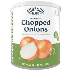 Dehydrated Chopped Onions Can, Emergency Food Supply, Everyday Meals, 130 Servin