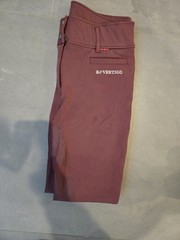 B VERTIGO TIFFANY FULL SEAT English riding Breeches EQUESTRIAN. SIZE 28 COGNAC