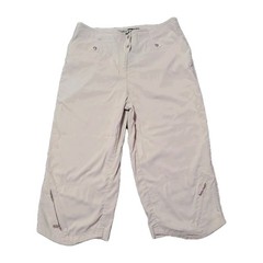 Jamie Sadock Womens Beige Capri Pants Size 8 Activewear Casual Sport Golf