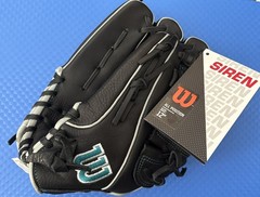 NWT Wilson Siren A500 12” Glove – Black/Teal -All Position -LHT