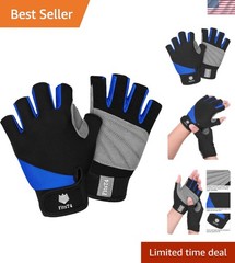 Half Finger Padded Palm Gloves for Diving, Sailing, Jet Skiing, Stand-UP Boar…