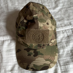 Lancer Tactical Multicam Ball Cap Hook-and-Loop Patch Panels Green Brown Tan