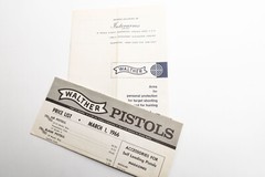 Walther Arms Catalog Price List 1966