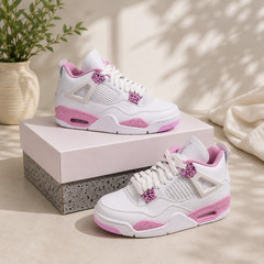 Jordan 4 Retro White Pink Oreo Women’s All Size US