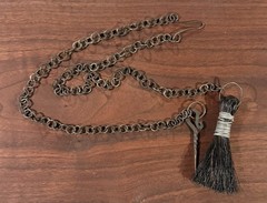 Vent Touch Hole Pick & Brush on Handmade Chain Muzzleloader Black Powder