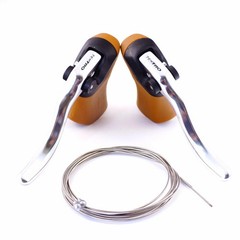 Tektro RL340 Road Bike Brake Lever Aero Lever W/Cables-800 & 2000mm 3 colors