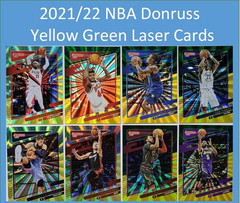 30% OFF! 2021-22 Donruss NBA Green Yellow Laser Parallels