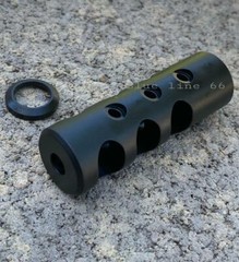 .17 HMR Muzzle Brake Compensator 1/2-28 TPI With Crush Washer 17HMR 17 HMR