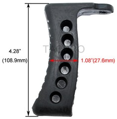 Mosin Nagant 1 inch Rubber Recoil Butt Pad 91/30 M44 M38 Black
