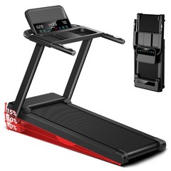 ROBORE P8 Foldable Treadmill,Heart Rate Sensor,8.7mph,300lbs,12Built-in Programs