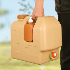 20L Emergency Water Container with Spigot 5 Gallon Camping Water Storage Jug