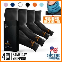 Basketball Arm Sleeves BLACK for Men Women Compression Sleeve Multi Color