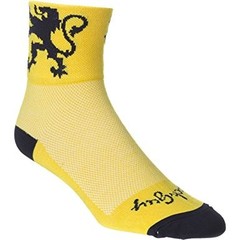 Socks – SockGuy – 3″ Classic Lion of Flanders L/XL Cycling/Running NEW