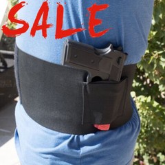 Hidden Belt Belly Band Holster Tactical Concealed Carry Hand Gun Pistol Holster