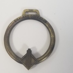 Vintage Metal Kierland Golf Club Bag Tag , Troon Golf, Scottsdale, AZ
