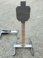AR500 Angled IDPA 2/3 Shooting Target 3/8 AR500 with Hanger for 2×4’s